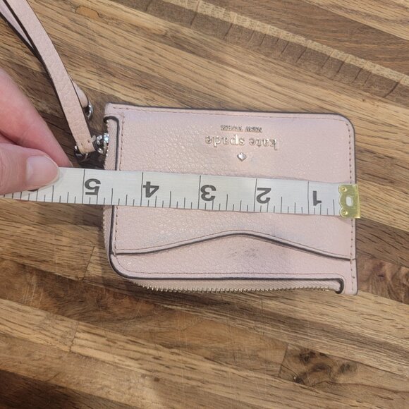 Kate Spade Pink Wallet/Card Case with Key Ring - Picture 11 of 11